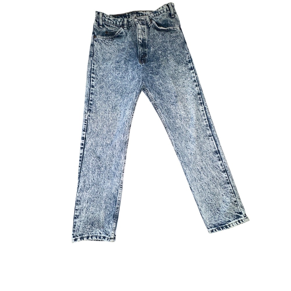 VTG 80s 90s Levi's Orange Tab Jeans Men's W32 L30 Relaxed Taper Acid‎ Wash...